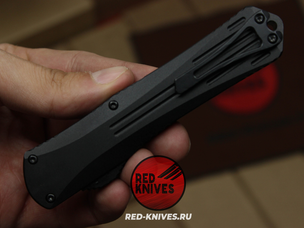 Heretic Knives Manticore-E D/E - черная рук, черный клинок RK/Н98