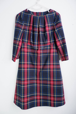 Платье в классическую клетку, визуально 42 размер