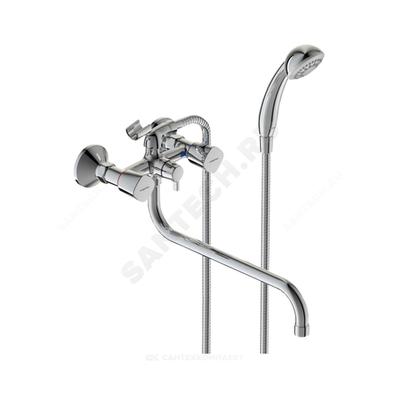 Смеситель для ванны с душем двуручный QUADRO Vidima BA346AA