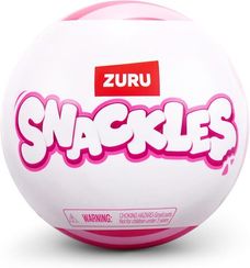 ZURU. Snackles Non-Licensed Series 1, 5-inch Plush by ZURU, Plush with Snack Accessory, Random