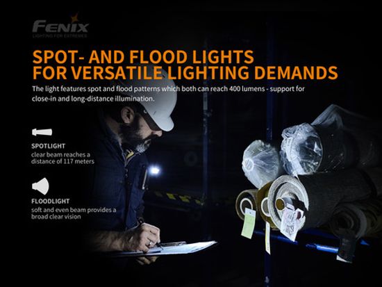 Фонарь Fenix Мод. WT20R (400лм-117м)