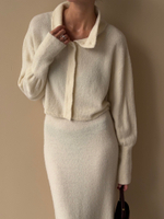 Бомбер MIU, молочный