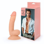 Телесный небольшой фаллоимитатор на присоске (Цвет: телесный)