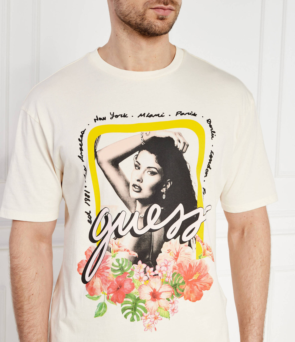 Футболка GES GIRL COLL GUESS - бежевый(M4GI12 K9RM1)