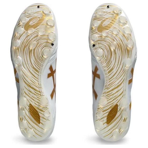 Asics DS LIGHT PRO Футбольные бутсы Низкие Серебристо-золотые Унисекс