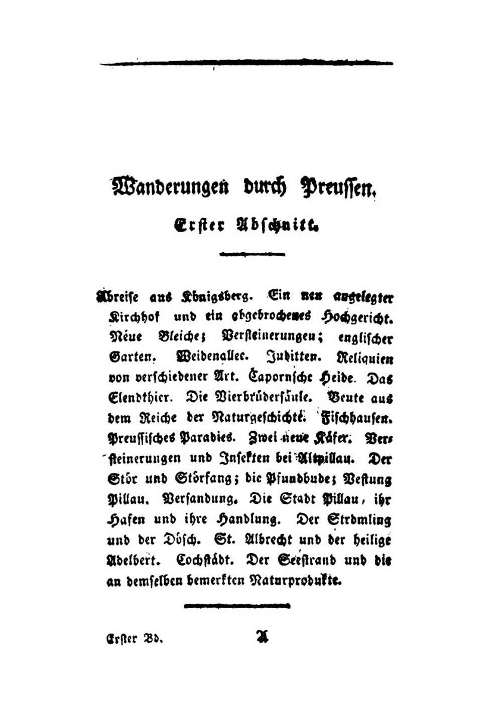 Reise durch einen Theil Preussens. Bändchen 1-2 | Karl Ephraim Nanke; Ludwig von Baczko
