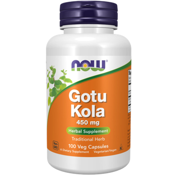 Now Foods Gotu Kola 450 mg 100 veg capsules, Готу Кола