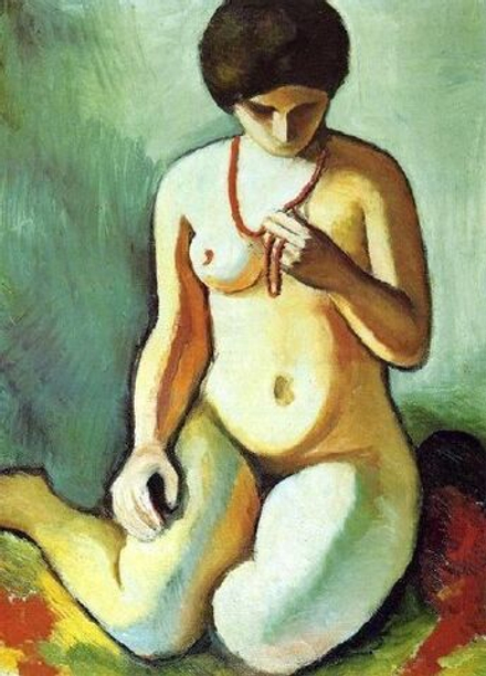 August Macke (1887-1914) - эротическое искусство немецкого художника