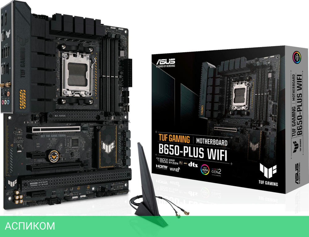 Материнская плата ASUS TUF Gaming B650-Plus WiFi AM5 ATX DDR5