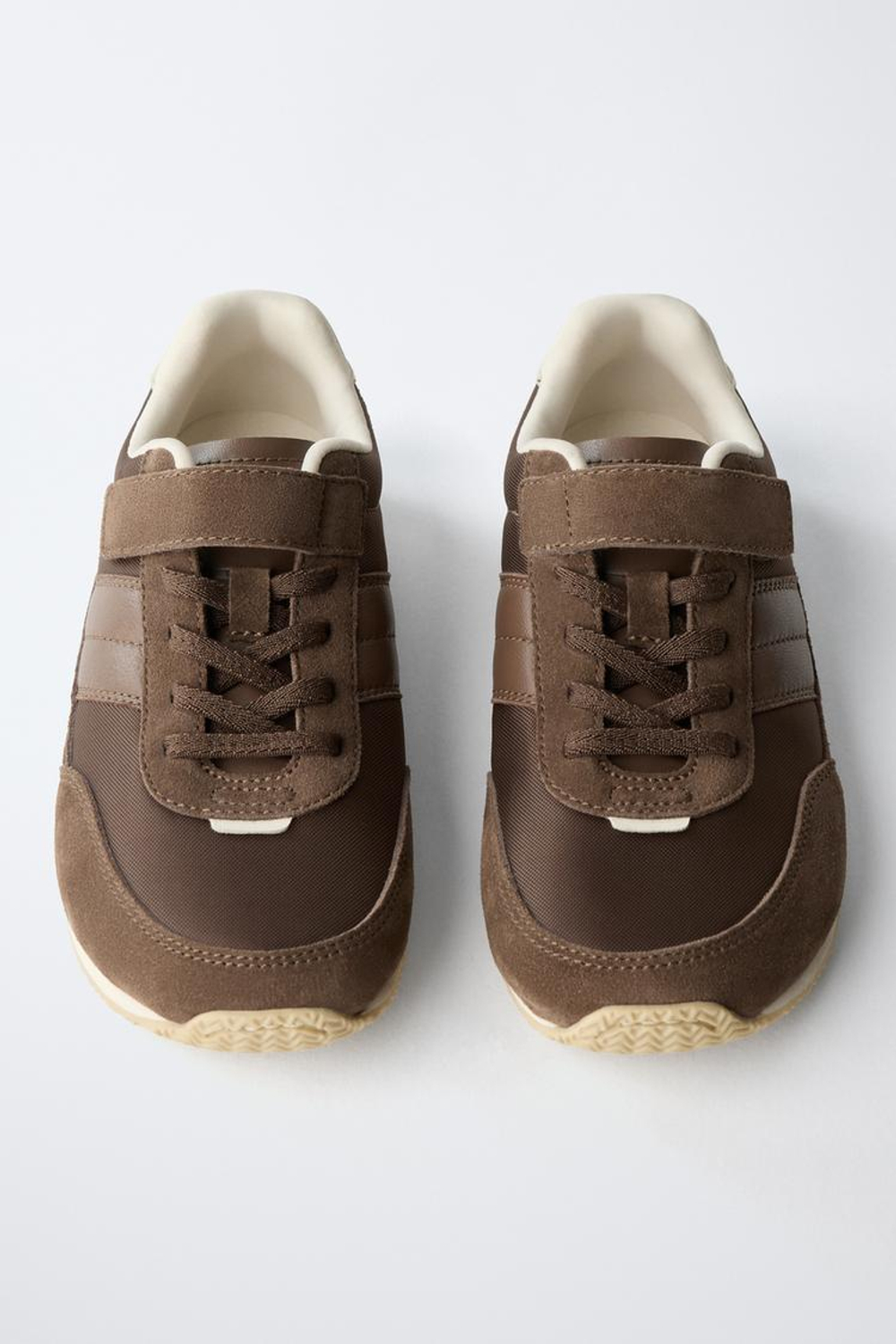 ZARA СПОРТИВНЫЕ КРОССОВКИ BAREFOOT, КОРИЧНЕВЫЙ