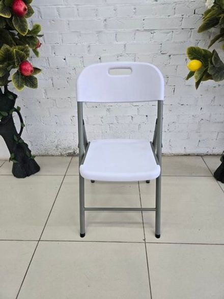 Стул складной необитые пластик с ручкой