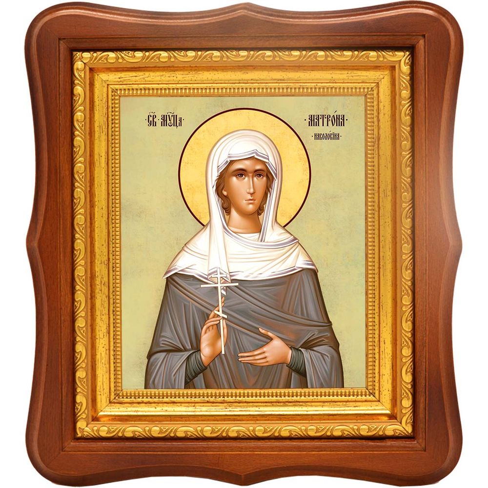 Матрона Наволокина святая мученица. Икона на холсте.