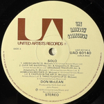 Don McLean ‎– Solo 2Lp (Англия 1976г.)