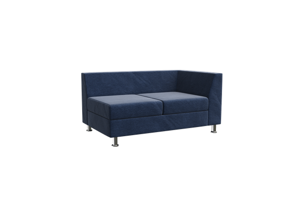 Prime Секция с подлокотником двухместная левая PR.SP-2 (L) Kardif 028 1300х770х720