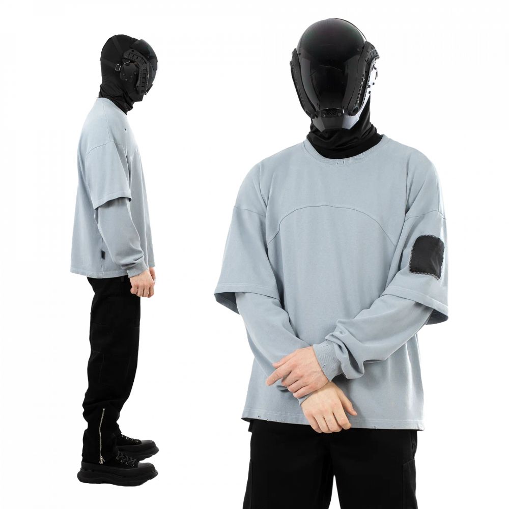 Лонгслив Heartz «Waveform» Kimono небесный