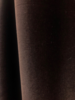 Ткань Бархат интерьерный цвет коричневый темный , В-300см, 327374