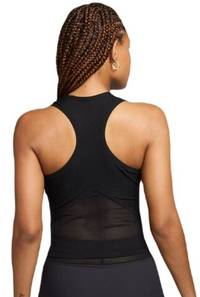 Женский топ теннисный Nike Court Slam Dri-Fit - черный