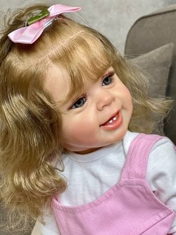 Кукла Реборн виниловая 55см в пакете (FA-037)