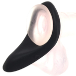 Черное эрекционное виброкольцо 3,3см с управлением через приложение We-Vibe Verge 2 Triple Smart Stimulator Vibrating Ring Black SNVG2SG9