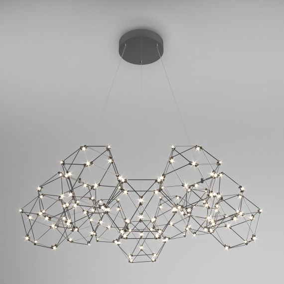 Подвесной светодиодный светильник Eurosvet Uma 90169/12 черный жемчуг