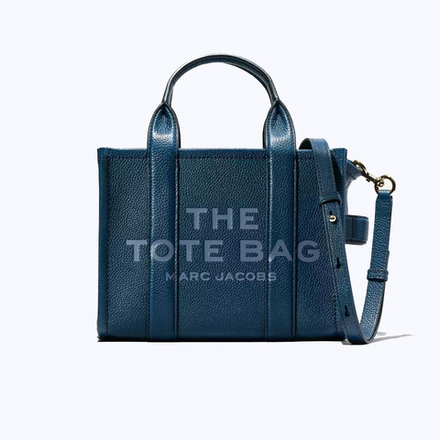 Сумка-тоут Marc Jacobs The Leather Mini Tote Bag Blue Sea