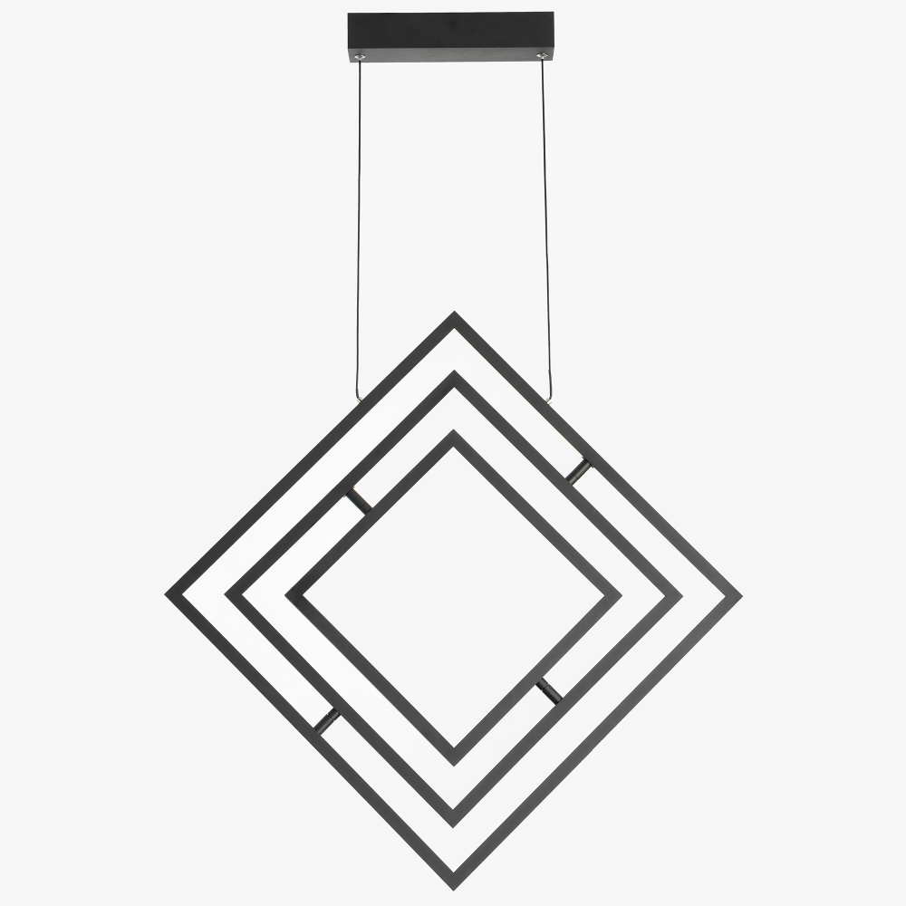 Citilux Cube CL719241 Подвесная светодиодная люстра Чёрная