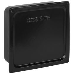 Коробка протяжная ЭРА Y-996-200-200-80-54 металлическая У-996 с уплотнителем 200х200х80мм черная IP54 | Коробки протяжные металлические