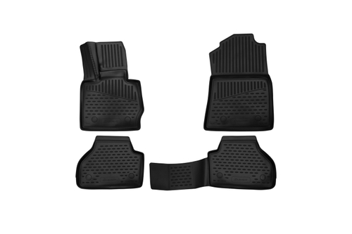 Коврики 3D в салон BMW X4, 2014-2017, (F26), Внед, (Европа), 4 шт. (полиуретан)  AFM3D0542210K