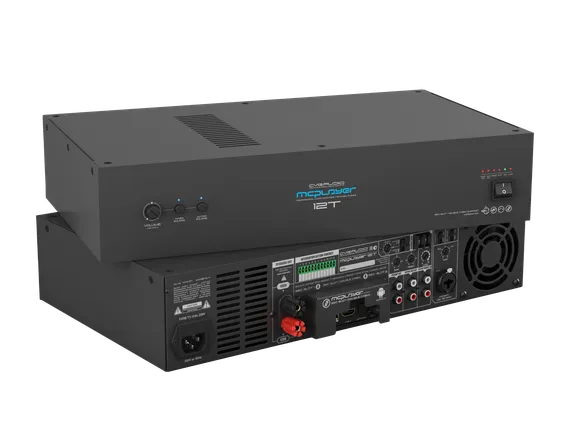 CVGAUDIO MCPLAYER 12T профессиональный микшер-усилитель, мощность 120W/100V