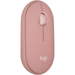 Мышь Logitech M350 Pebble, Silent, беспроводная Bluetooth LE & Logi Bolt USB, Rose