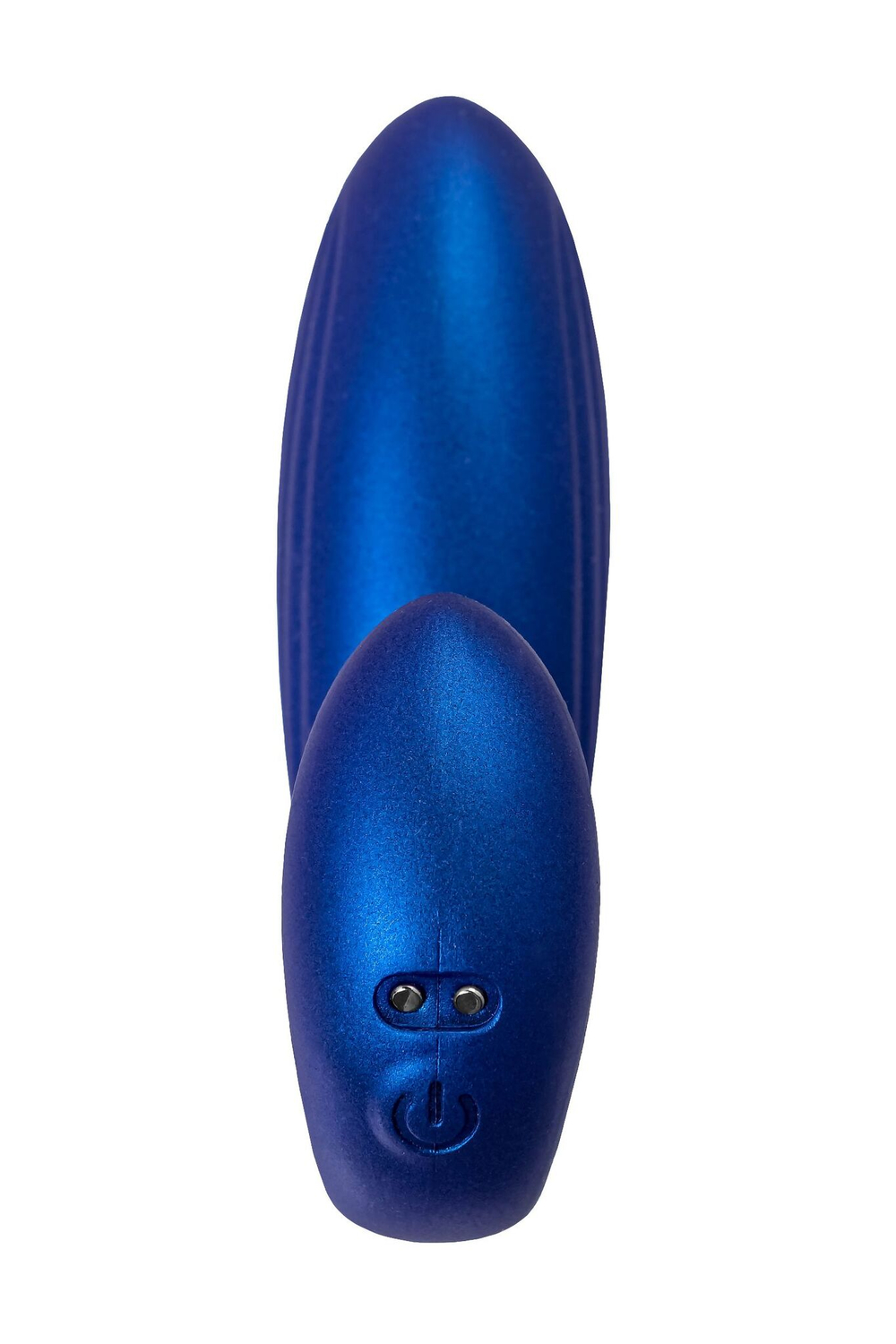 Синий вибратор для пар Langou с управлением через приложение (Цвет: синий)