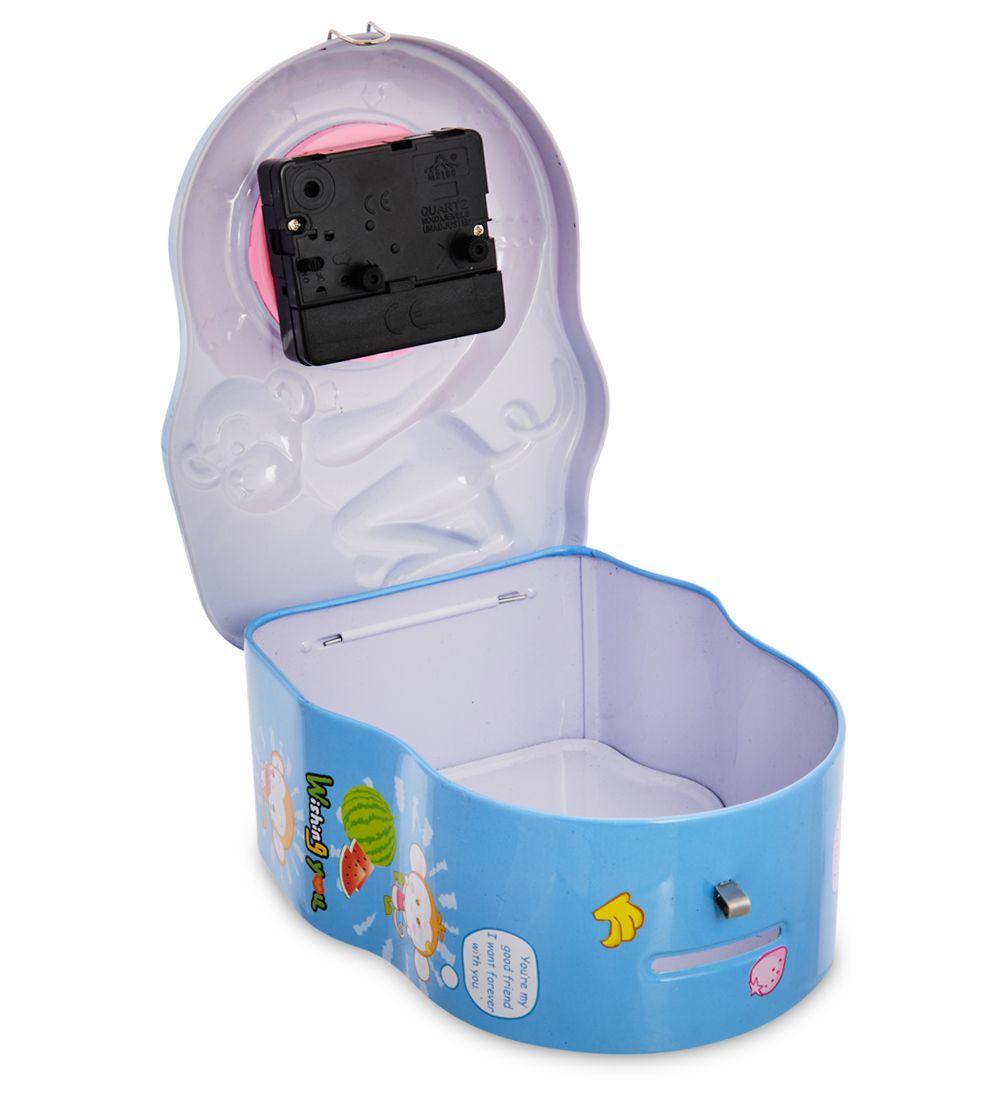 BX- 90/4 Метал. копилка с часами «Обезьяна»