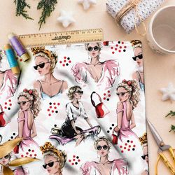 Ткань атлас фотографии стильной модели