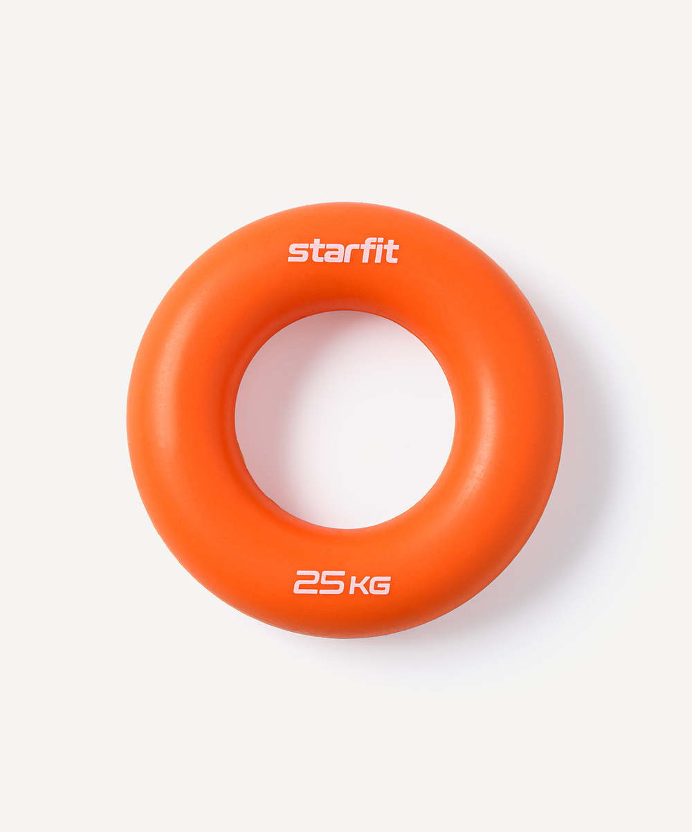 Эспандер кистевой STARFIT ES-404 Кольцо, 25 кг, силикагель, оранжевый