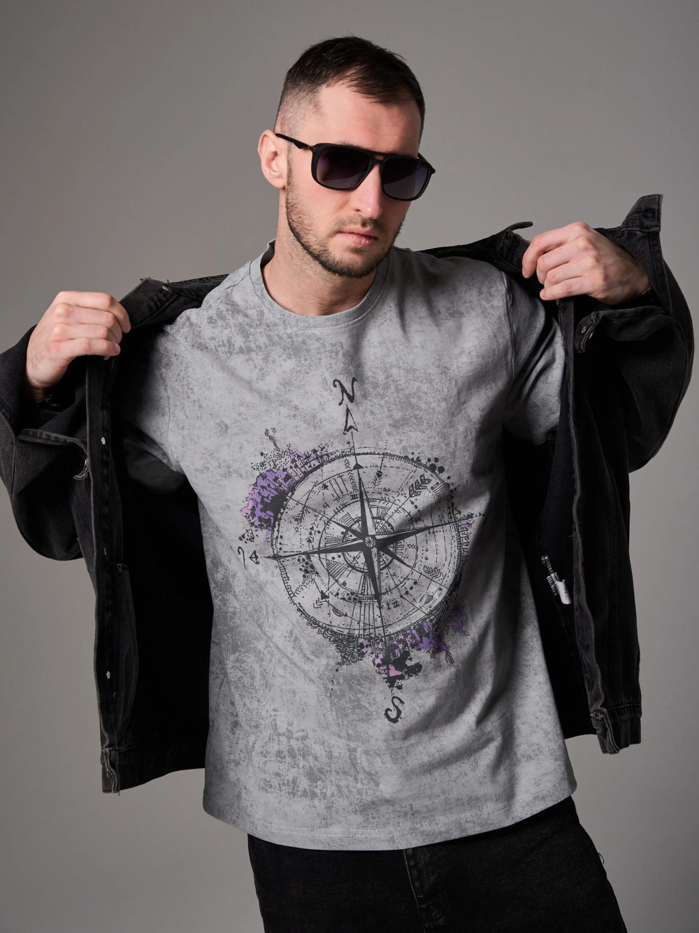 Футболка мужская "Роза ветров"