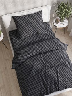 Постельное белье поплин Сказка "Роджер" 1,5-сп Наволочка 50х70 см 1 шт Простынь 150x215 см Пододеяльник 145x215 см