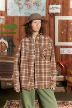 Рубашка Human Flannel Brown