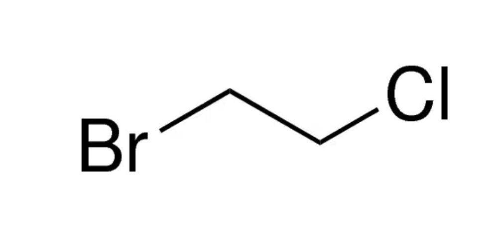 1-хлор-2-бромэтан формула структура