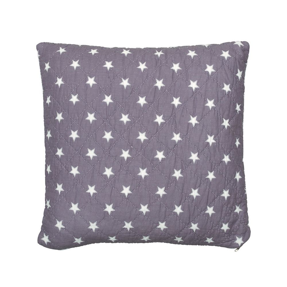 Подушка Quilted cushion Star mauve 50*50