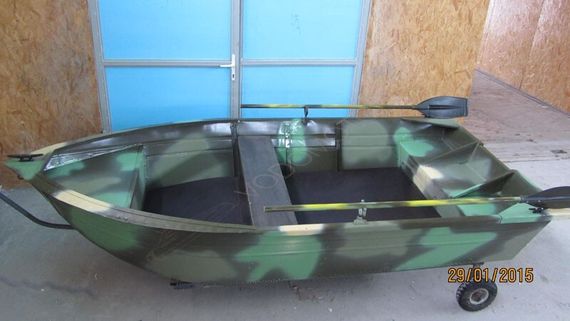 Алюминиевая моторно-гребная лодка Охотник 320