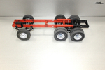 The middle frame for a tractor truck with a wheel formula of 6x2 / 6x4. Length 500mm