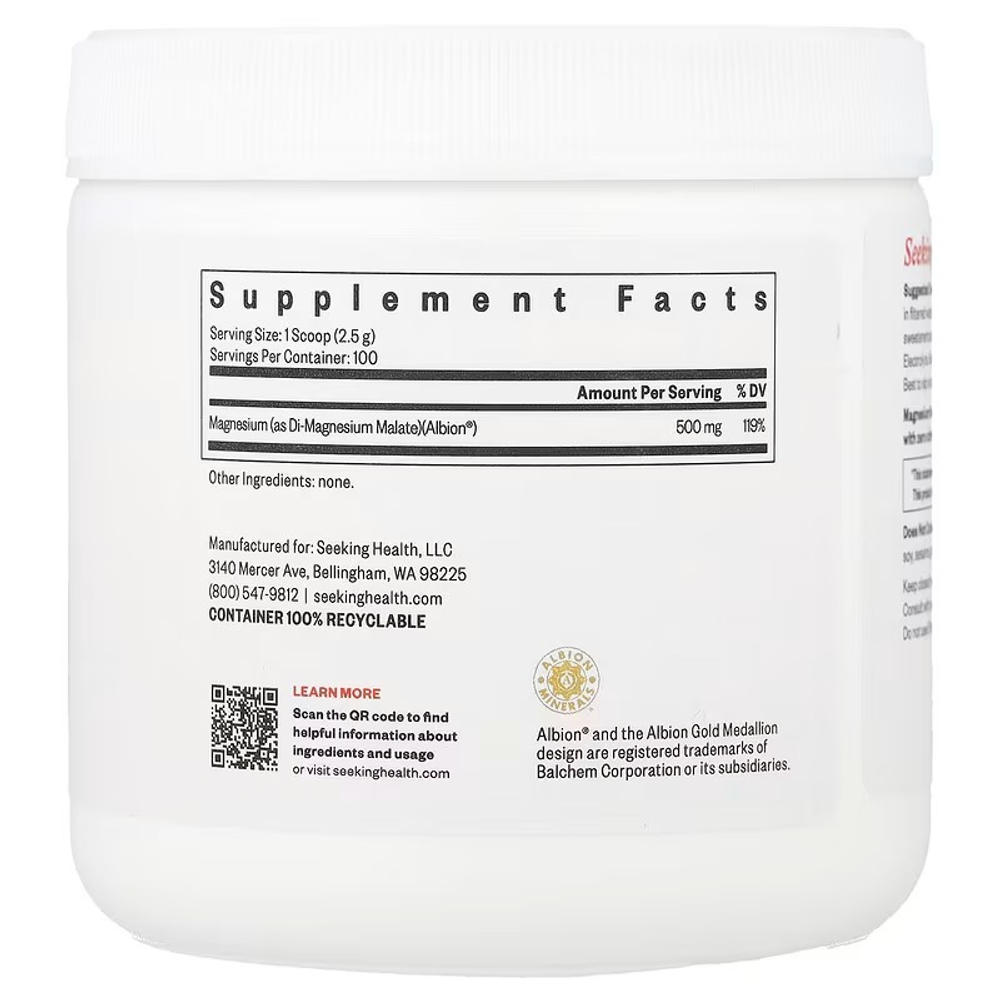 Seeking health Magnesium Malate 250 g.