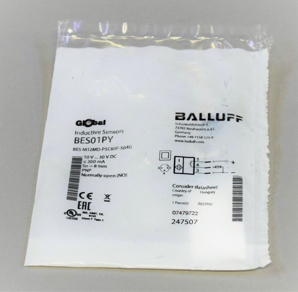 BALLUFF BES M12MD-PSC80F-S04G