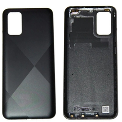 Задняя крышка для Samsung Galaxy A02S (SM-A025F) Черный