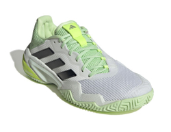 Кроссовки теннисные Adidas Barricade 13 M - cloud white/semi green spark/core black