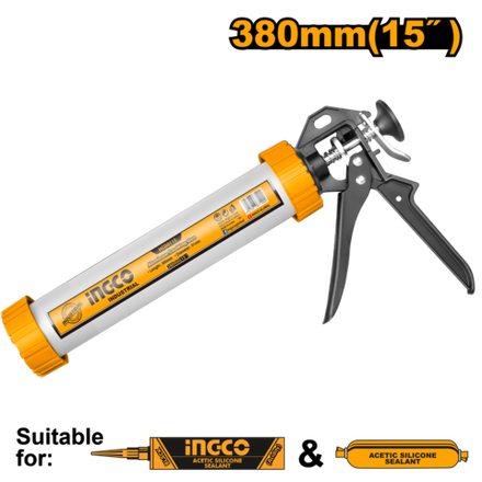 Пистолет для герметика закрытый INGCO HCG0115 INDUSTRIAL 380 мм