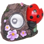 Фонарь садовый «Божья коровка» 11,5*13см, на солнечной батарее, керамика