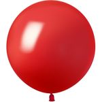 Шар (36''/91 см) Красный, пастель, 1 шт.