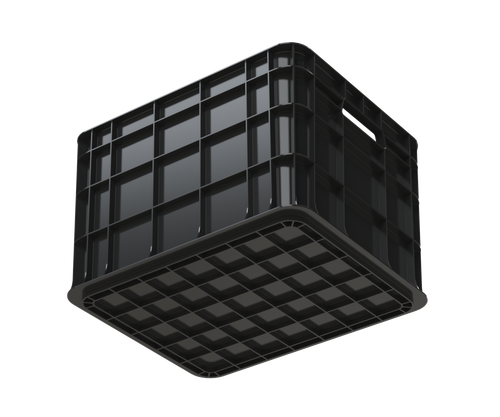 Ящик п/э 30л АльтПласт (415х340х275мм) черный