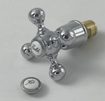 Кран-букса с маховиком GANZER усиленный  (100/1шт)